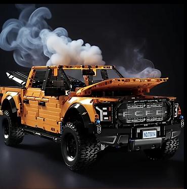 lego spiderman vs: Konstruksiya dəsti – narıncı rəngli 4x4 pikap modeli - Realistik — 3