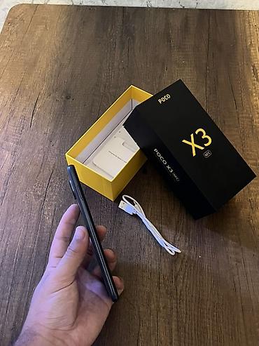 kt 8 max: Poco X3 NFC, 128 GB, rəng - Qara, Barmaq izi — 4