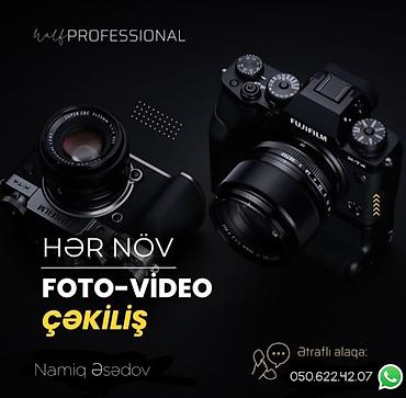 Digər xidmətlər: Video &Foto çəkliş .Ad günü nişan toy məktəb baxça və s — 3