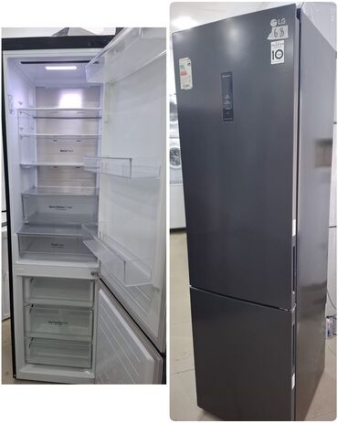 baku electronics soyuducular: Б/у 2 двери LG Холодильник Продажа, цвет - Серый