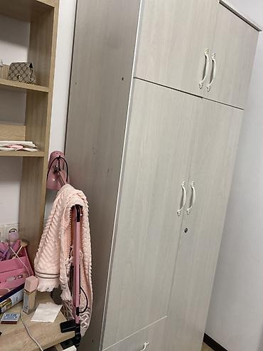 шкаф лдсп: Шкаф для одежды, светлый дуб/ясень, классический дизайн. - — 2