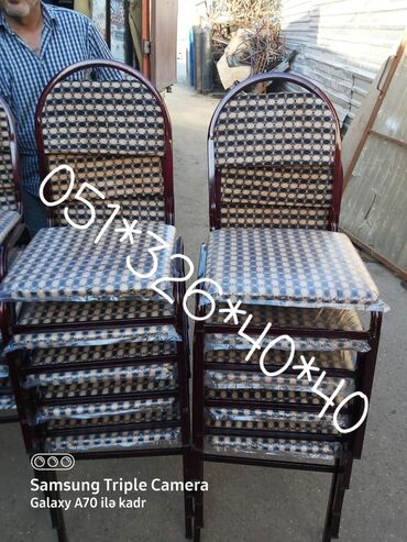 Stullar: Stullar dəmir stul stol və stul masa ve oturacaq dəstləri oturacaq — 24