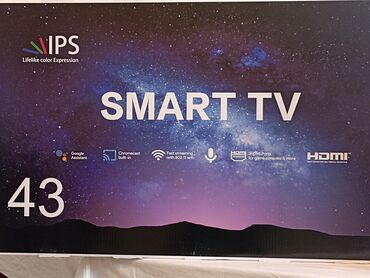 Динамики и музыкальные центры: Телевизор Samsung 43"G8000 диагональ 1м 02 см SMART TV Android 13