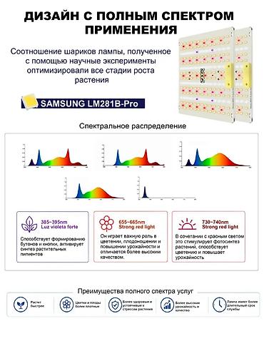 фитолампы для комнатных растений: Фитолампа LED 180 Вт — полный спектр для всех стадий роста растений — 3