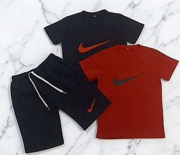 nike deca: Dečiji komplet za leto – majica kratkih rukava + bermude gs - Brend — 3