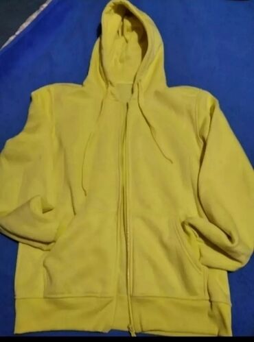 waikiki muški duksevi: Sweatshirt, 2XL (EU 56), color - Yellow, With a hood