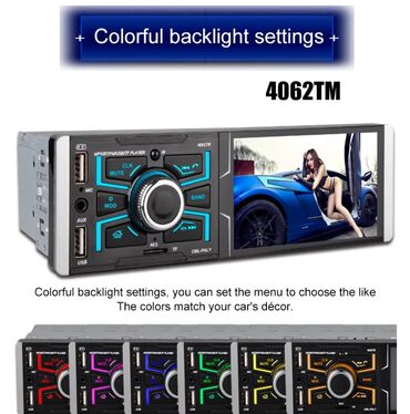 Audio oprema za auto: Auto radio MP5 1DIN multimedia 4,1 inc 2x USB Mirror LInk PERVOI — 4