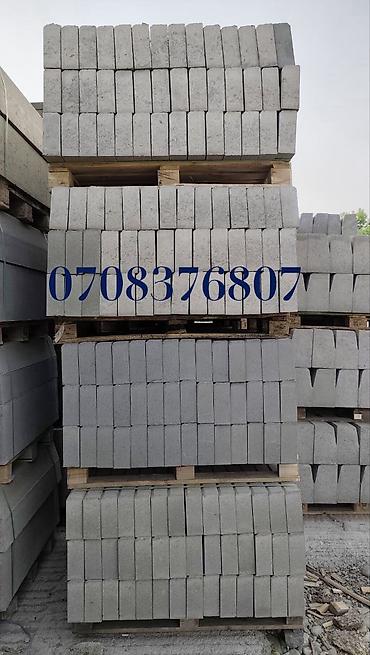 Тротуарные бордюры: Тротуарный бордюр, Бетонный, Овальный, 1000 — 3