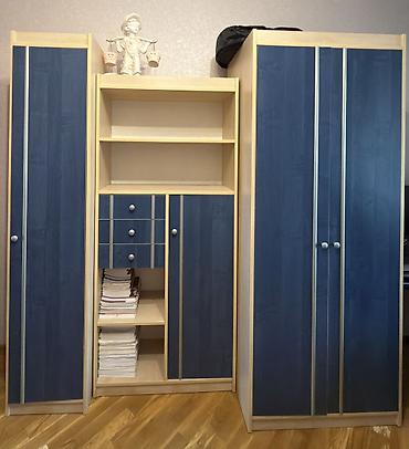 defter: Uşaq/yeniyetmə otağı üçün modul mebel dəsti Tərkibi: - Yuxarı şkaflı — 1