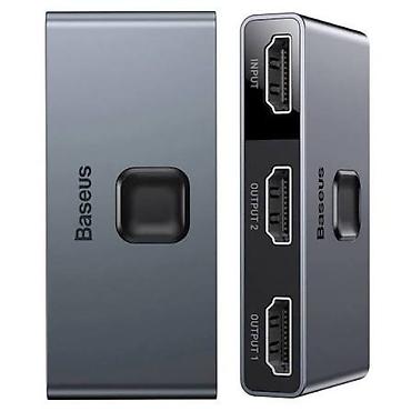 adapt: Baseus Matrix CAHUB-BC0G 4K HDMI İki İstiqamətli Switcher (Space Gray) — 2