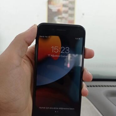 ayfon es: IPhone 7, 128 GB, Qara, Barmaq izi