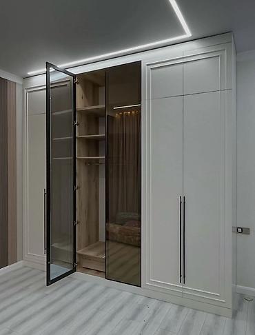 naxcivan mebel: Düz dolab, Yataq otağı üçün, Paltar üçün, Açılan, Korpuslu, 6 qapı — 5