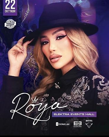 mor ve otesi bilet: Röya konsertinə 2 bilet satılır! ​Röyanın möhtəşəm canlı ifa gecəsinə — 1