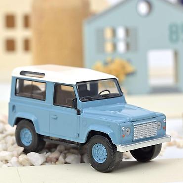 zvezda duksevi: 🚙 Land Rover Defender 1995 – Blue & White – Norev Jet’Car Norev — 1