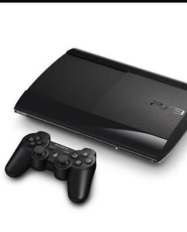Техника и электроника: Игровая консоль PlayStation 3 (версия Super Slim) в черном цвете. Два — 1
