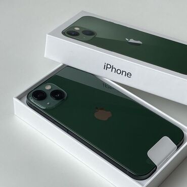 новый айфон 13: IPhone 13, 128 ГБ, Зеленый, 100 %