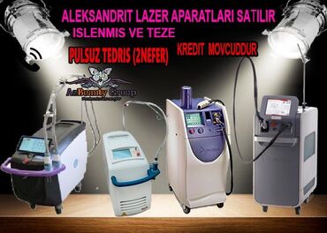 Aleksandrit lazer aparatlari her cur modelde yeni ve islenmis her cur