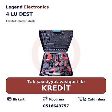 alet: Elan başlığı: Alətlər dəsti 4 LU DEST, 88V Elan mətni: Legend — 1