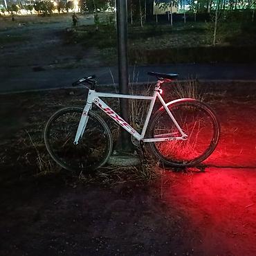 нарди руль: Фикс-байк (fixed gear) на алюминиевой раме - Рама и вилка: жесткая — 3