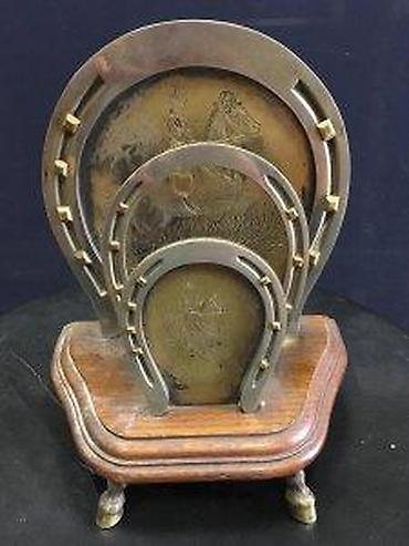 Staro posuđe i escajg: DRŽAČ ZA PISMA, POTKOVICE, DRVO, METAL, JAHRHUNDERTWENDE | Držač za — 11