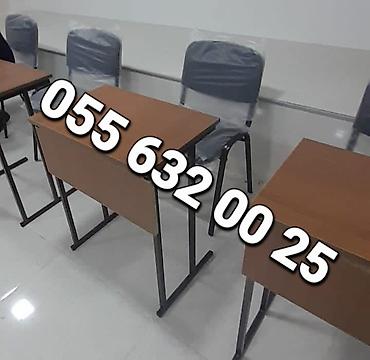 Ofis mebeli: Tədris kursları üçün stol stul dəstinin sexdən birbaşa satışı var — 9