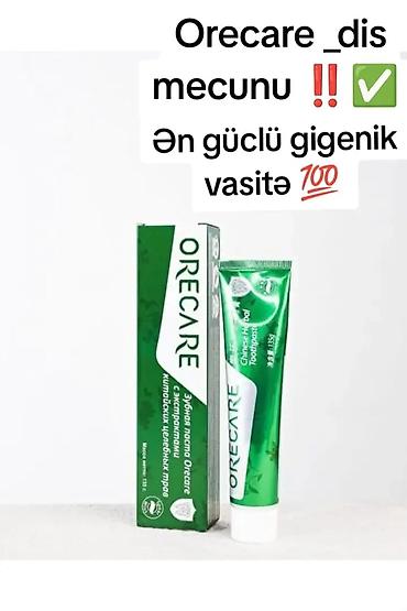 dispensor: Orecare Çin Otlu Diş Məcunu - Gündəlik ağız gigiyenası üçün güclü — 1