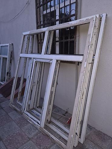 aluminium qapi pencere: İşlənmiş İkiqat şüşə paketi Plastik pəncərə, Еni: 177 sm, Uzunluğu: 177 sm — 5