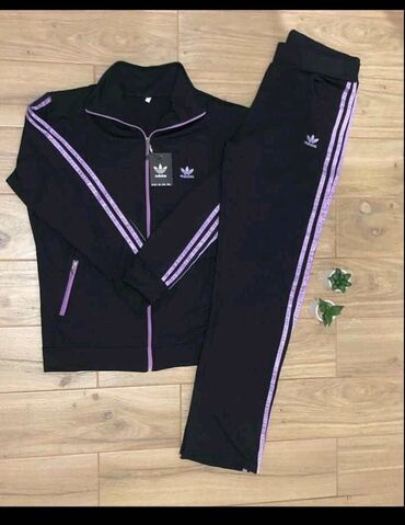 adidas sleek: Adidas, 4XL (EU 48), Jednobojni, bоја - Crna