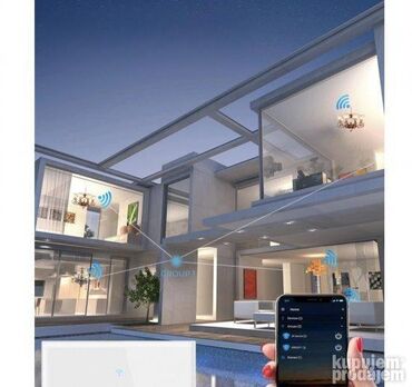 Elektro materijal: Touch Smart WiFi Pametan Prekidač Svetla 💡🌐 Aplikacija Smart Life ili — 10