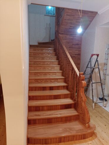 Digər xidmətlər: Hər növ taxtadan hər növ əl işləri qapı pilləkən mebel parket sauna — 20