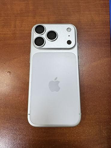 iphone s3: IPhone 17 Pro, 256 GB, Matte Silver, Barmaq izi, Simsiz şarj, Face ID — 1