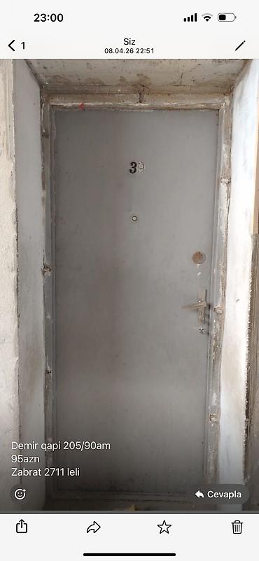 Təmir və tikinti: İşlənmiş Giriş qapısı Naliçnik ilə, Zəmanətsiz, Ünvandan götürmə — 1