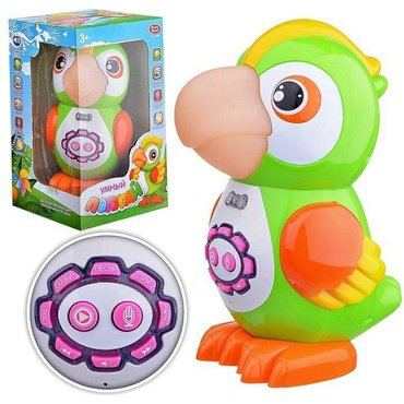 игрушки для девочек 8 лет: "Умный попугай" от бренда Play Smart  - это интерактивная игрушка с 6