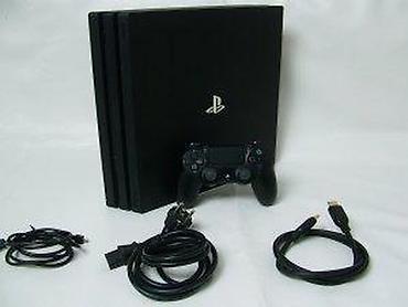 PS4 (Sony Playstation 4): U ponudi Sony PlayStation 4 PRO konzola u odličnom stanju. PS4 PRO — 19