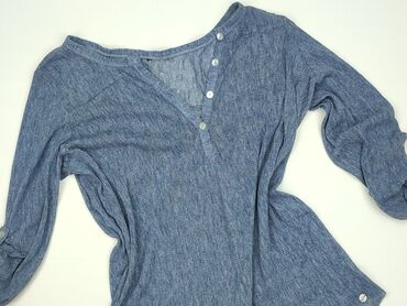 niebieskie sukienki plus size: Women's blouse, size S (EU 36)