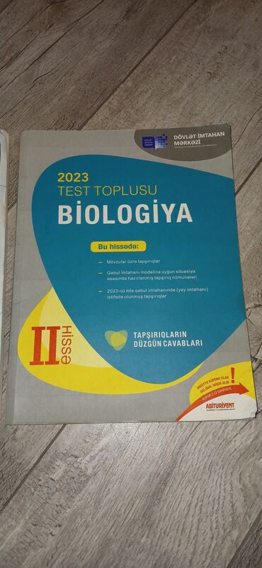 6 cı sinif təbiət iş dəftəri 1 ci hissə pdf: Biologiya Testlər 11-ci sinif, DİM, 2-ci hissə, 2023 il