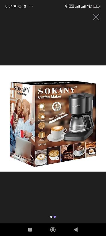 sokany blender: Qəhvəbişirən Sokany, Yeni, Pulsuz çatdırılma, Rayonlara çatdırılma — 5