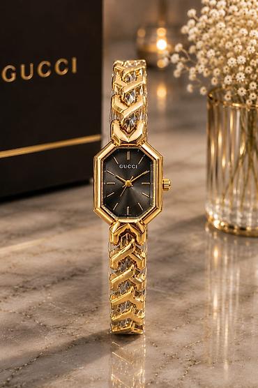 3d saatlar: GUCCI qadın qol saatı – zərif zəncirvari qolbaq dizaynı və — 3