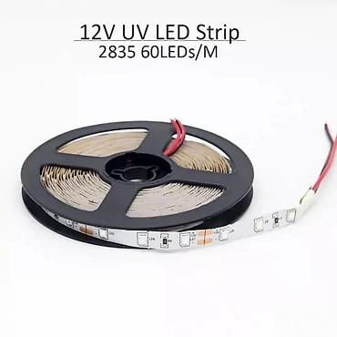 maxi staklene case: 5050 UV LED TRAKA 395NM - 405NM ULTRA VIOLET NAJJAČA 12V | *U ponudi — 3