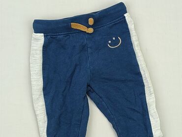 niebieski podkoszulek: Sweatpants, So cute, 6-9 months, condition - Good
