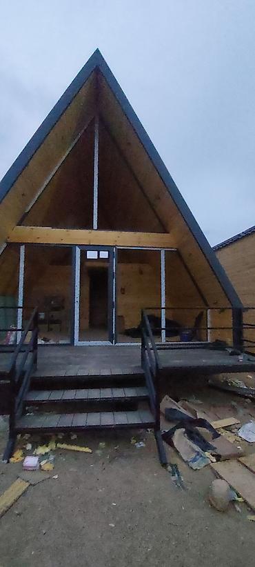 дом каркасный: Каркасный дом в стиле A-frame / шалаш с панорамным остеклением и — 6