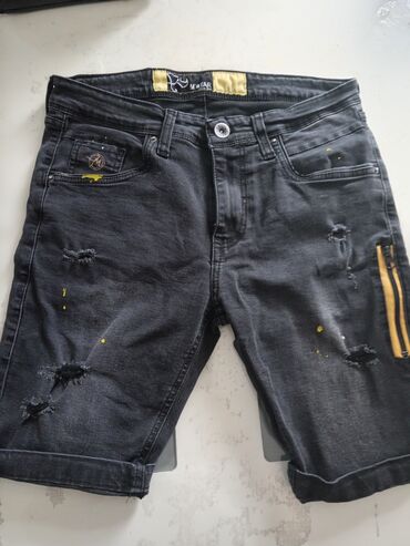 28 velicina farmerke: M (EU 38), Jeans, color - Black, Single-colored