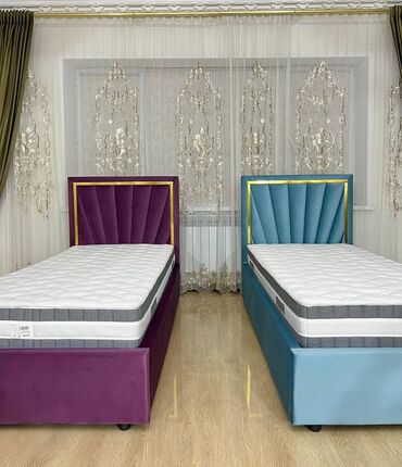 Новый, Односпальная кровать, С подъемным механизмом, С матрасом, С выдвижными ящиками, Азербайджан