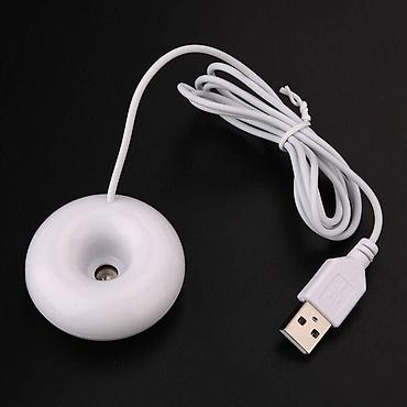 шамо: Увлажнитель воздуха от USB - Пончик, белый Использовать аксессуар — 2