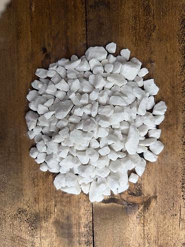 Мраморная крошка: Мраморная крошка, Белый, Ландшафтная, В мешках — 5