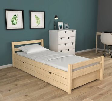 Детские кровати: Односпальная кровать, Новый