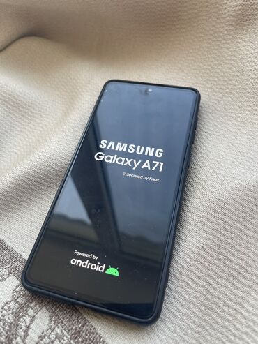Мобильные телефоны и аксессуары: Samsung Galaxy A71, Б/у, 128 ГБ, цвет - Синий, 2 SIM