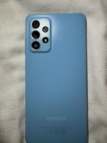 plisane maske za telefon: Samsung Galaxy A52 5G, 128 GB, rəng - Mavi, Sensor, Barmaq izi, İki sim kartlı