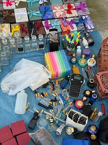 unisex: Parfüm hazırlama dəsti və aksesuarları Məhsulun tərkibi: tecili — 7
