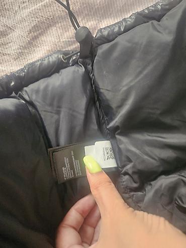 кызыл бел: Пуховик The North Face, укороченная модель Nupste‑стиля, черный цвет — 3